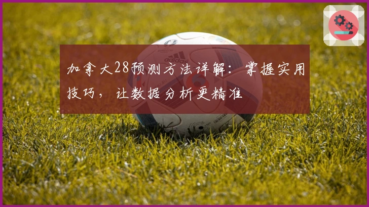 加拿大28预测方法详解：掌握实用技巧，让数据分析更精准